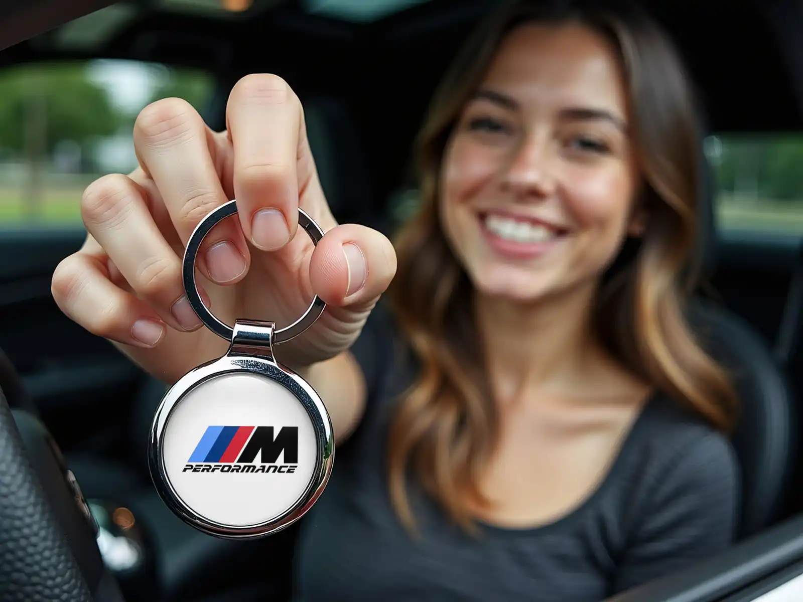 BMW Porte-Clés Moto Acier Stylé